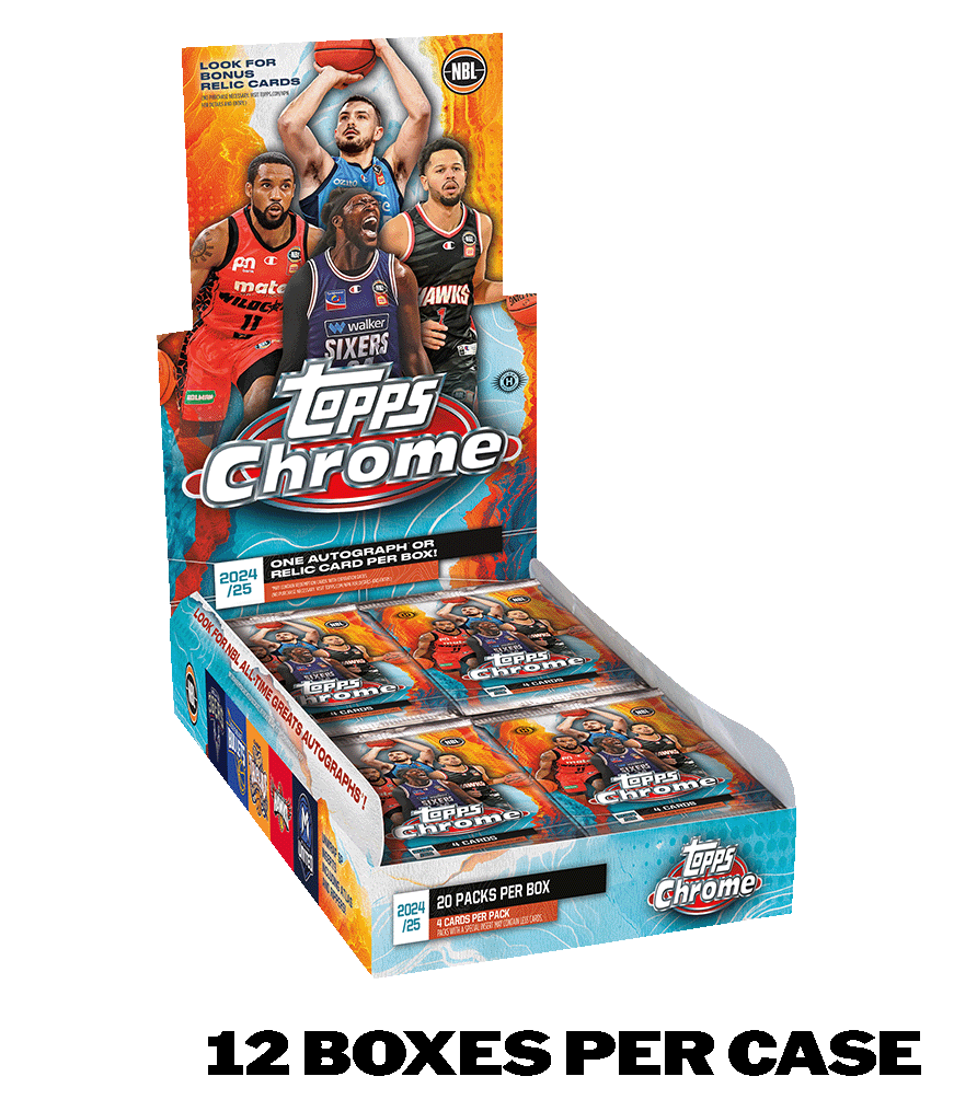 2024/25 Topps NBL Chrome® Basketball - Hobby Box - Sealed Case