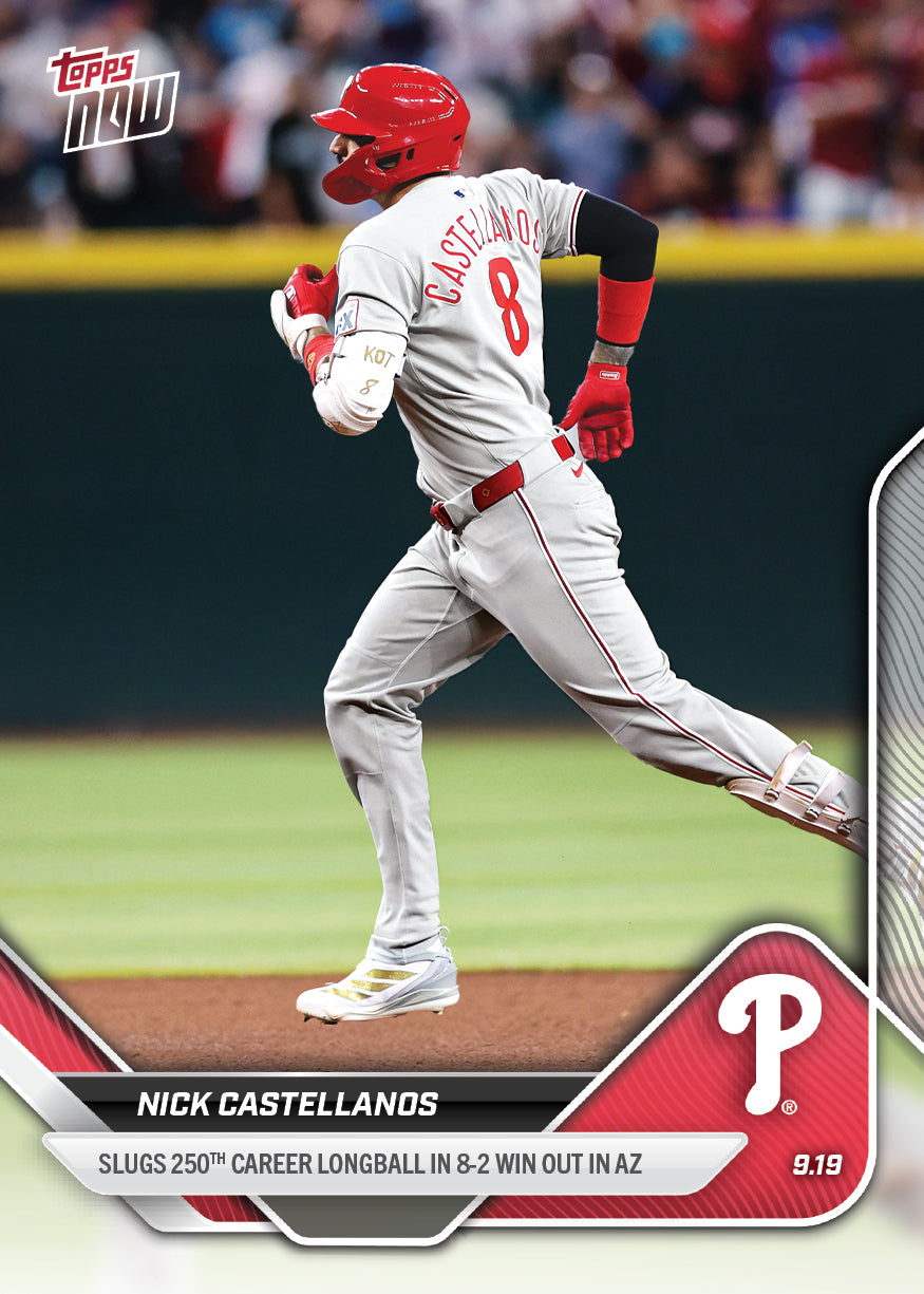 Nick Castellanos - 2025 MLB Topps NOW® - Card 733 - PR: 722