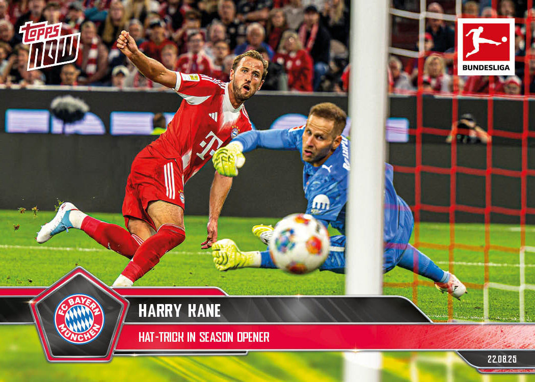 Harry Kane - 2025-26 Bundesliga Topps NOW® Card 4 - PR: 424