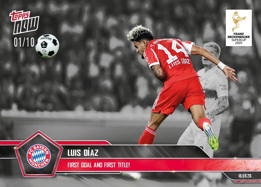 Luis Díaz - 2025-26 Bundesliga Topps NOW® Card 3 - PR: 411