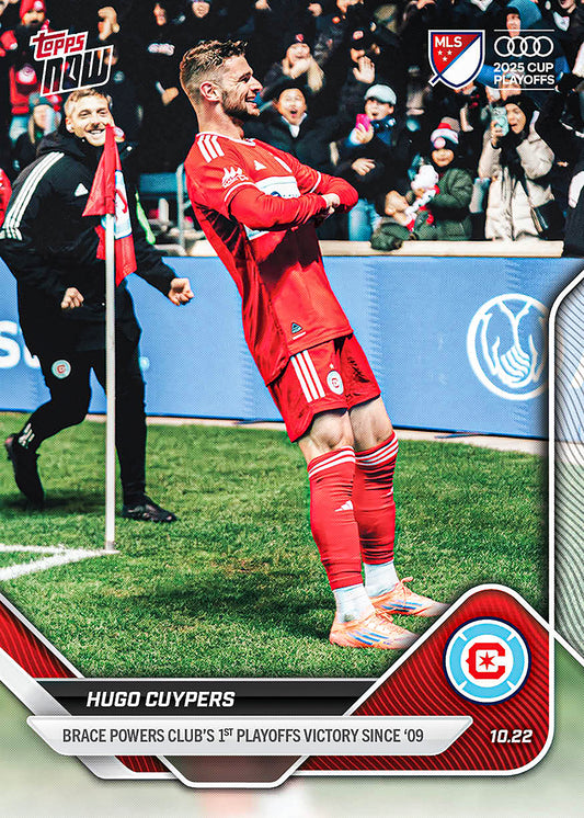 Hugo Cuypers - 2025 MLS Topps NOW® - Card 118 - PR: 249
