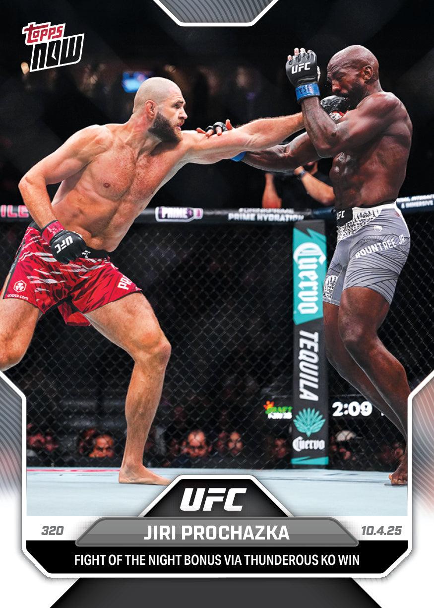 Jiri Prochazka - 2025 UFC Topps NOW® - Card 33 - PR: 1379