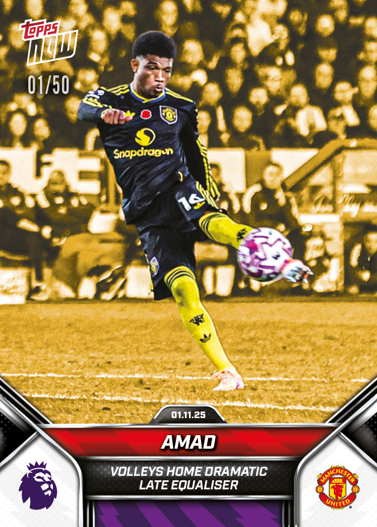 Amad - 2025-26 Premier League Topps NOW® - Card 48