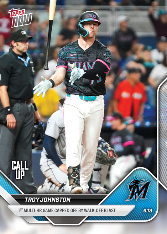 Troy Johnston - 2025 MLB Topps NOW® - Card 706 - PR: 590