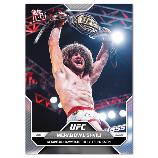 Merab Dvalishvili - 2025 UFC Topps NOW® - Card 17 - PR: 969