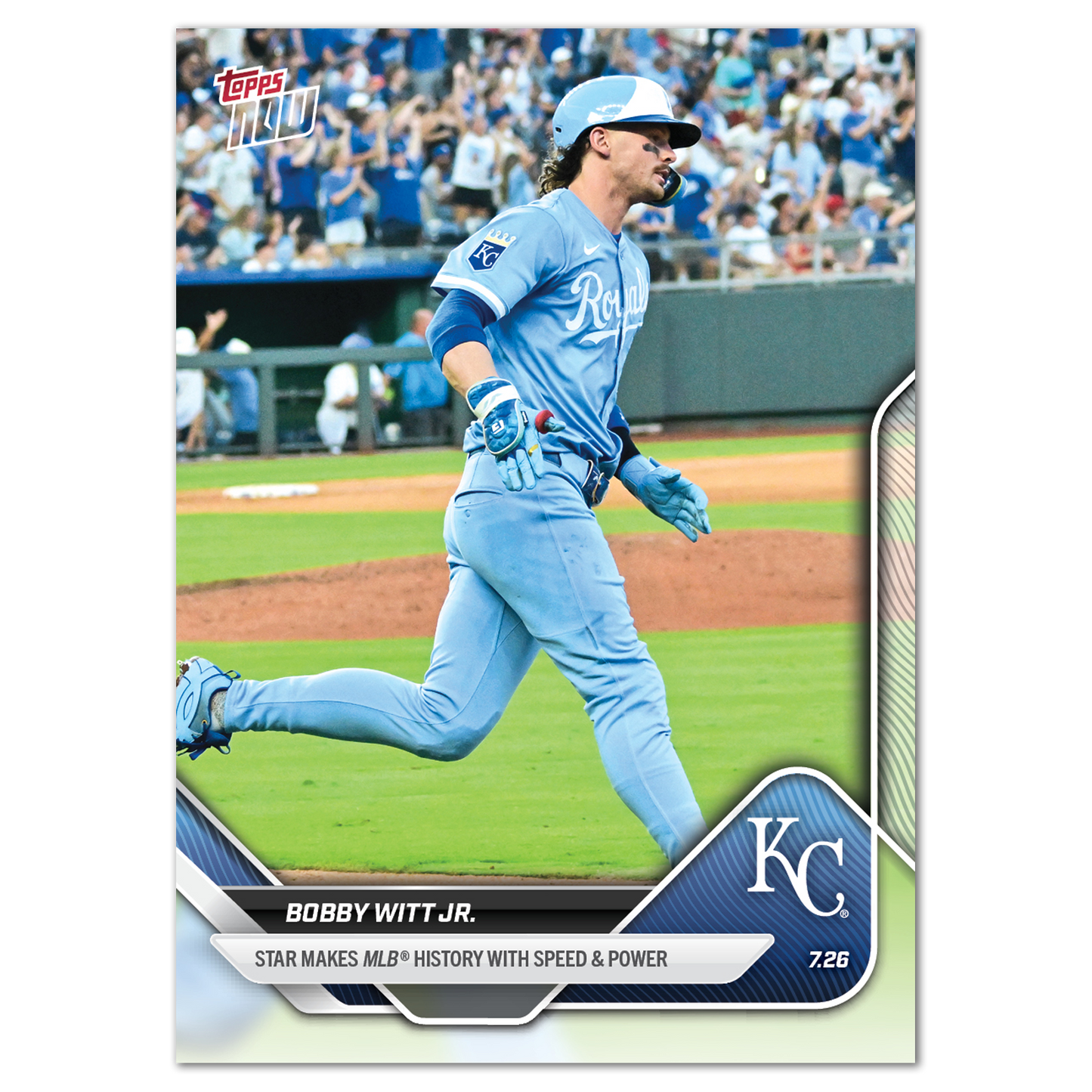 Bobby Witt Jr. - 2025 MLB Topps NOW® - Card 469 - PR: 1421