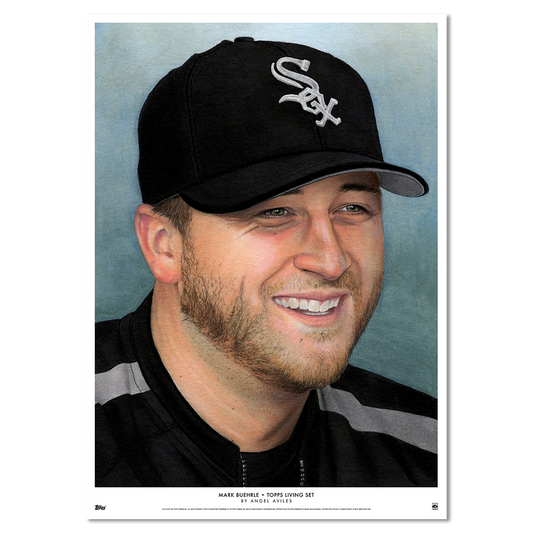 Topps Living Set Fine Art Print #835 - Mark Buehrle