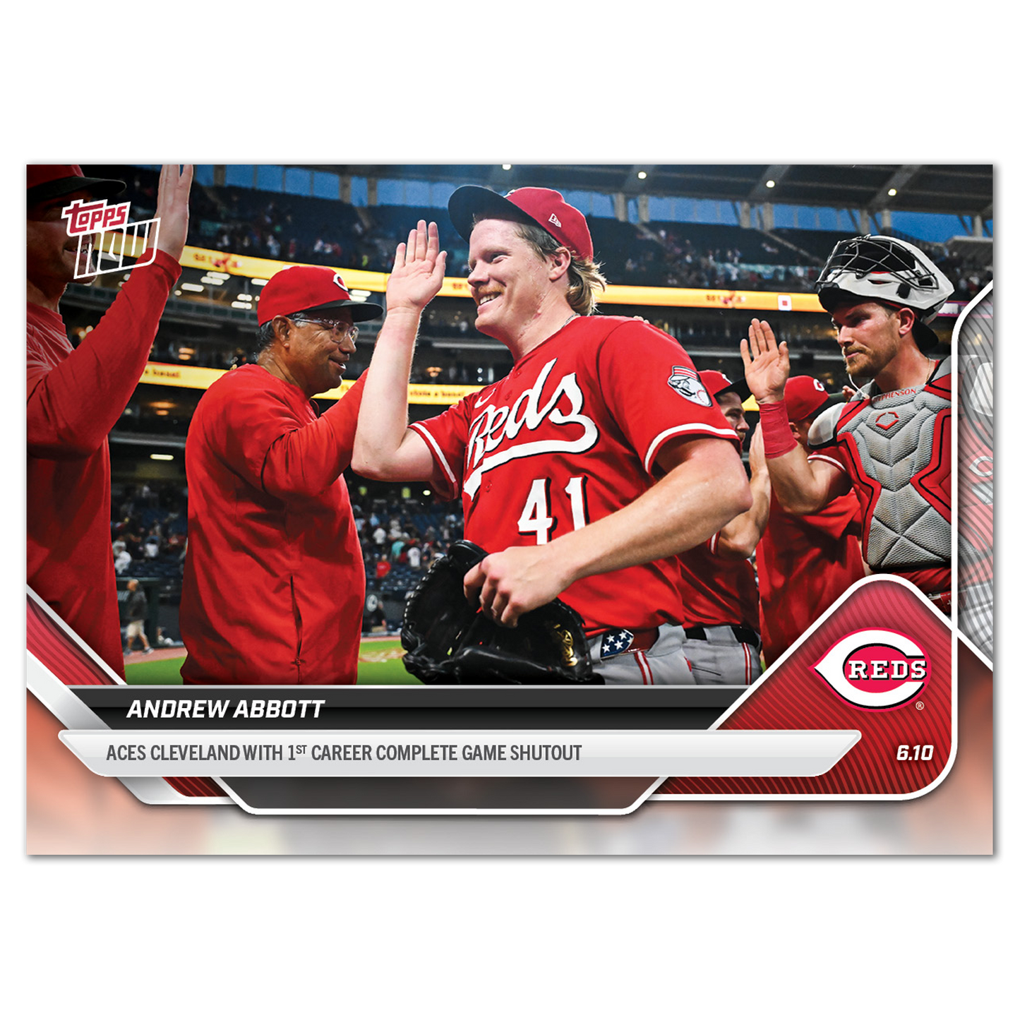 Andrew Abbott - 2025 MLB Topps NOW® - Card 284 - PR: 642