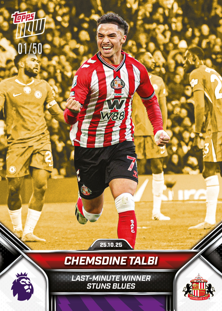 Chemsdine Talbi  - 2025-26 Premier League Topps NOW® - Card 42