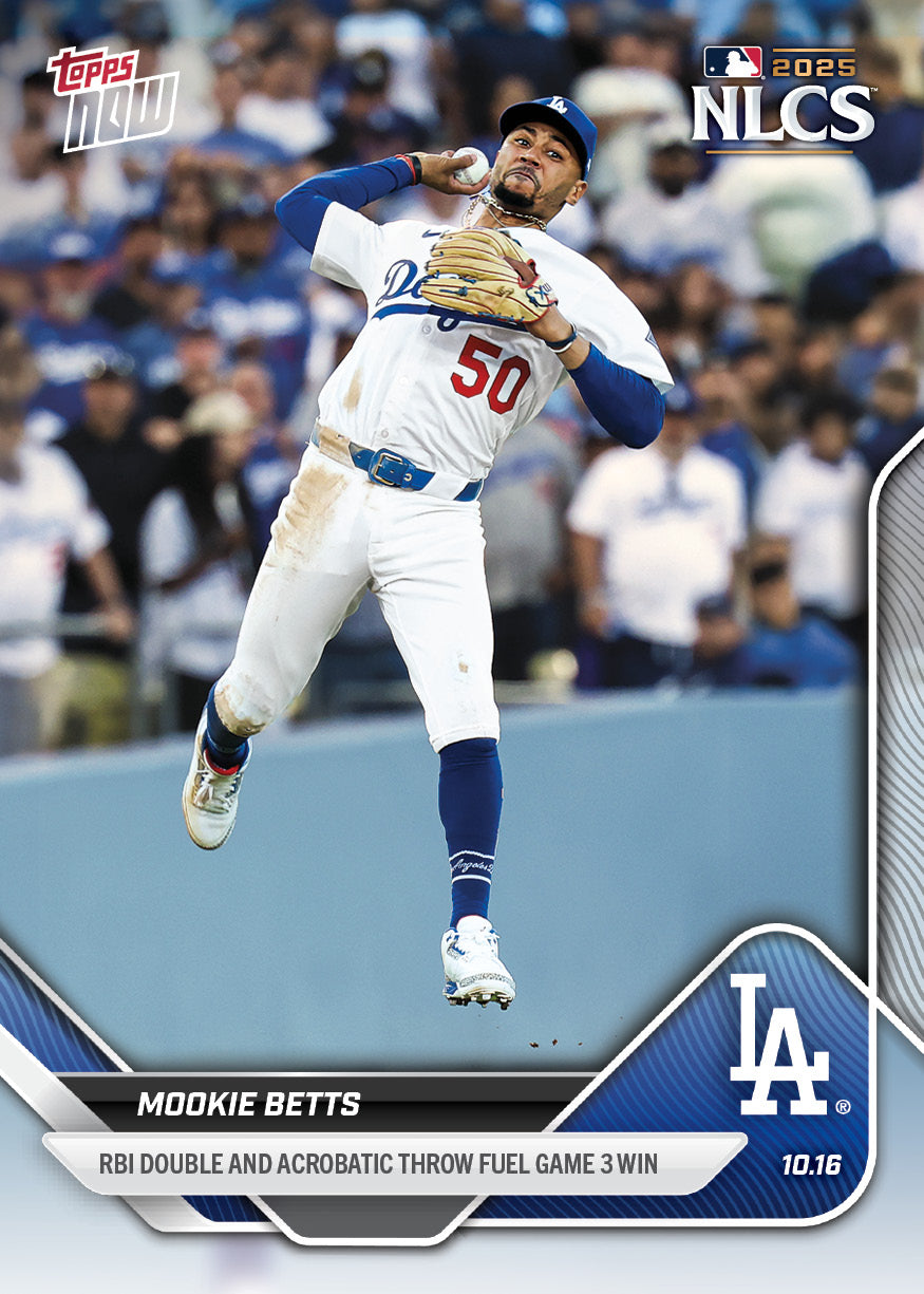 Mookie Betts - 2025 MLB Topps NOW® - Card 876 - PR: 2330
