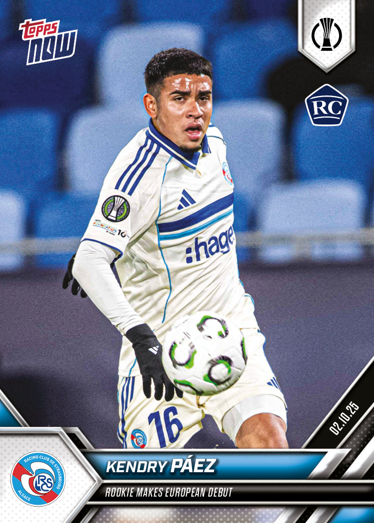 Kendry Páez - 2025-26 UECL Topps NOW® - Card 2 - PR: 862