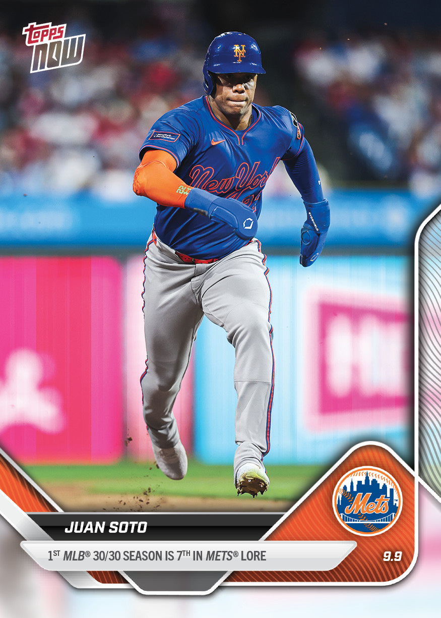 Juan Soto - 2025 MLB Topps NOW® - Card 686 - PR: 1254