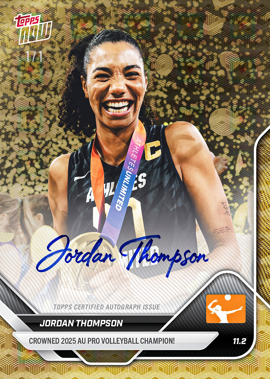 Jordan Thompson - 2025 AU Pro Volleyball Topps NOW® - Card 6
