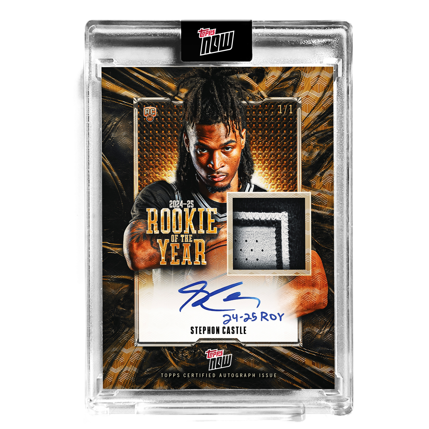 Stephon Castle - 2025 Topps NOW® Basketball - Card 14 - LOOK FOR AUTO-RELICS AND DUAL AUTO - PR: 22,742