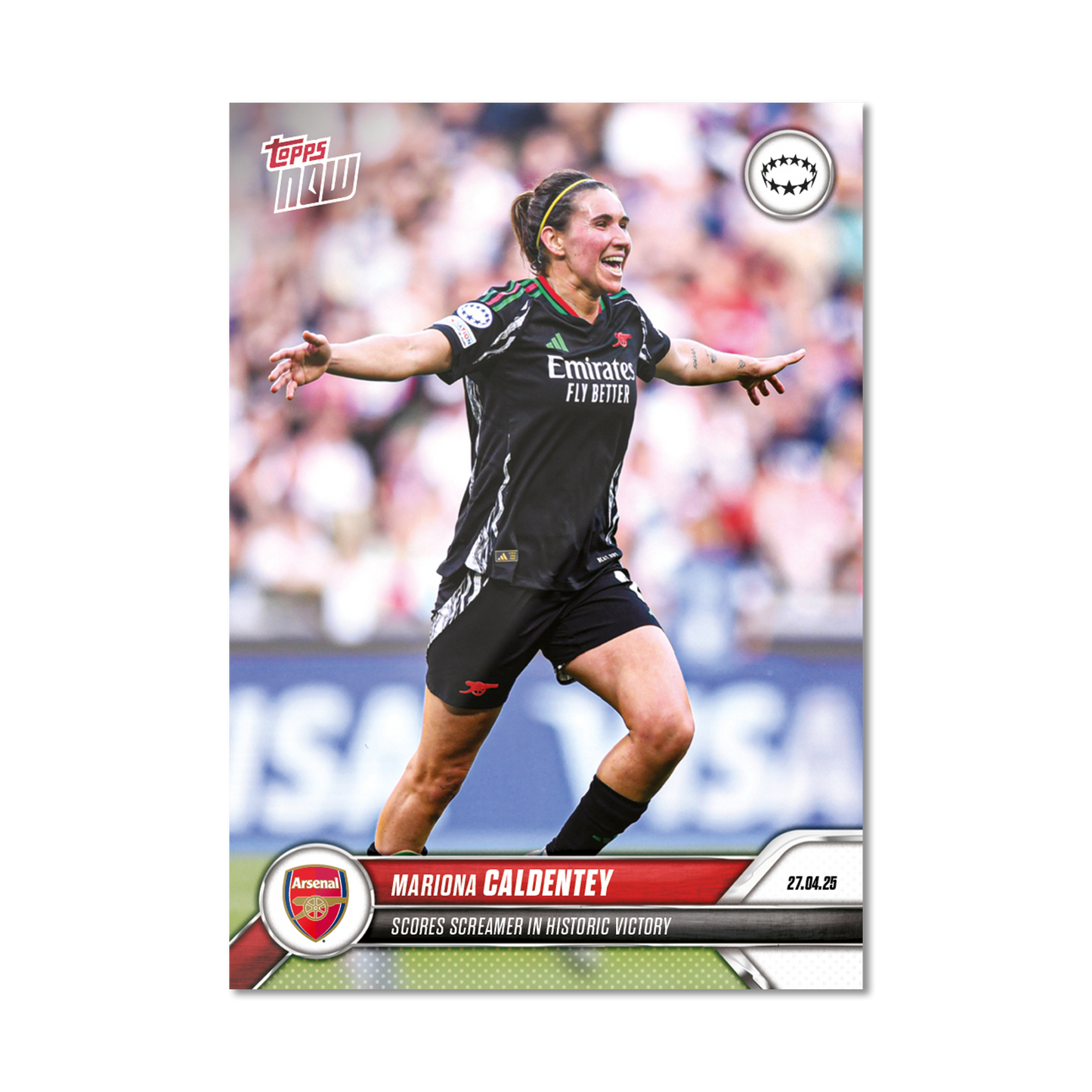 Mariona Caldentey - 2024-25 UWCL Topps NOW® - Card 25 - PR: 323