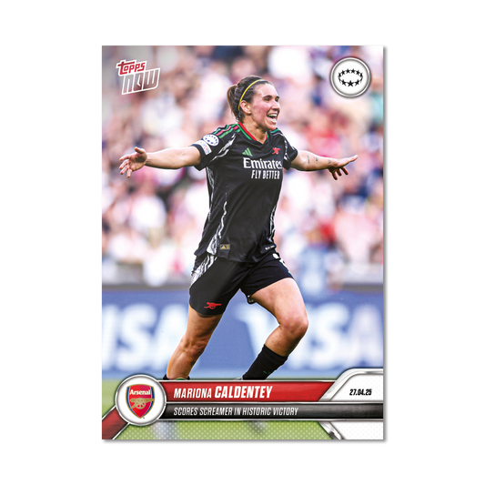Mariona Caldentey - 2024-25 UWCL Topps NOW® - Card 25 - PR: 323