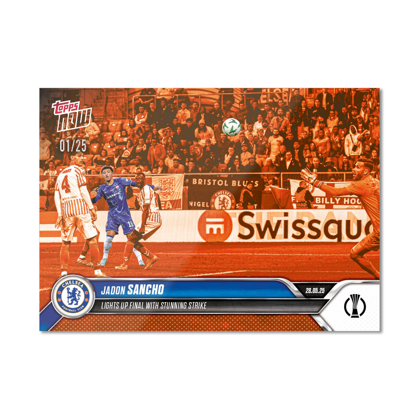 Jadon Sancho - 2024-25 UECL Topps NOW® - Card 14 - PR: 334