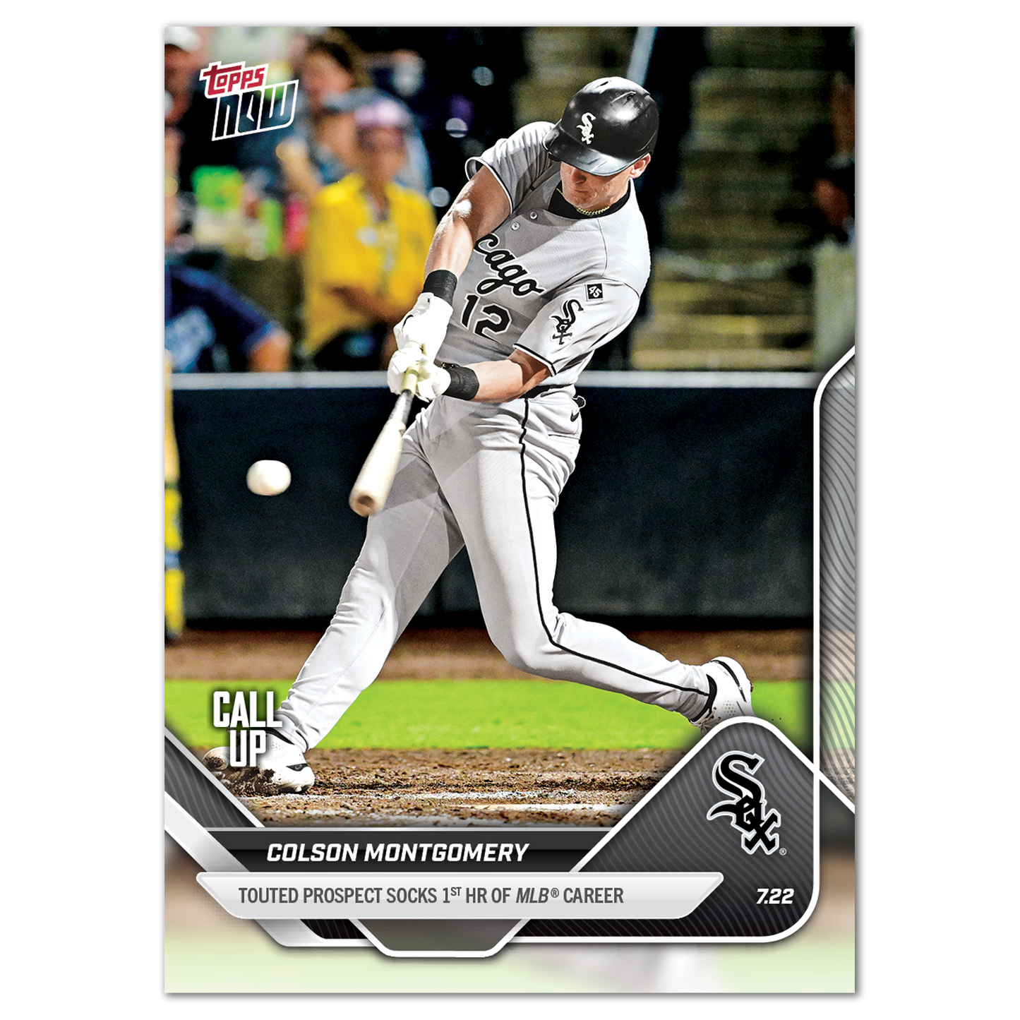 Colson Montgomery - 2025 MLB Topps NOW® - Card 452 - PR: 896