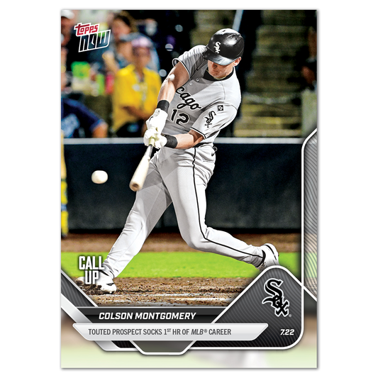 Colson Montgomery - 2025 MLB Topps NOW® - Card 452 - PR: 896