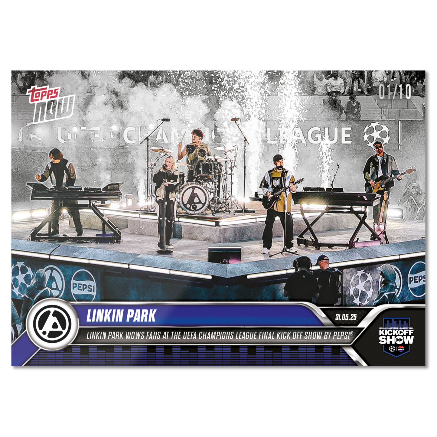Linkin Park - 2024-25 UCL Topps NOW® - Card 166 - PR: 5313