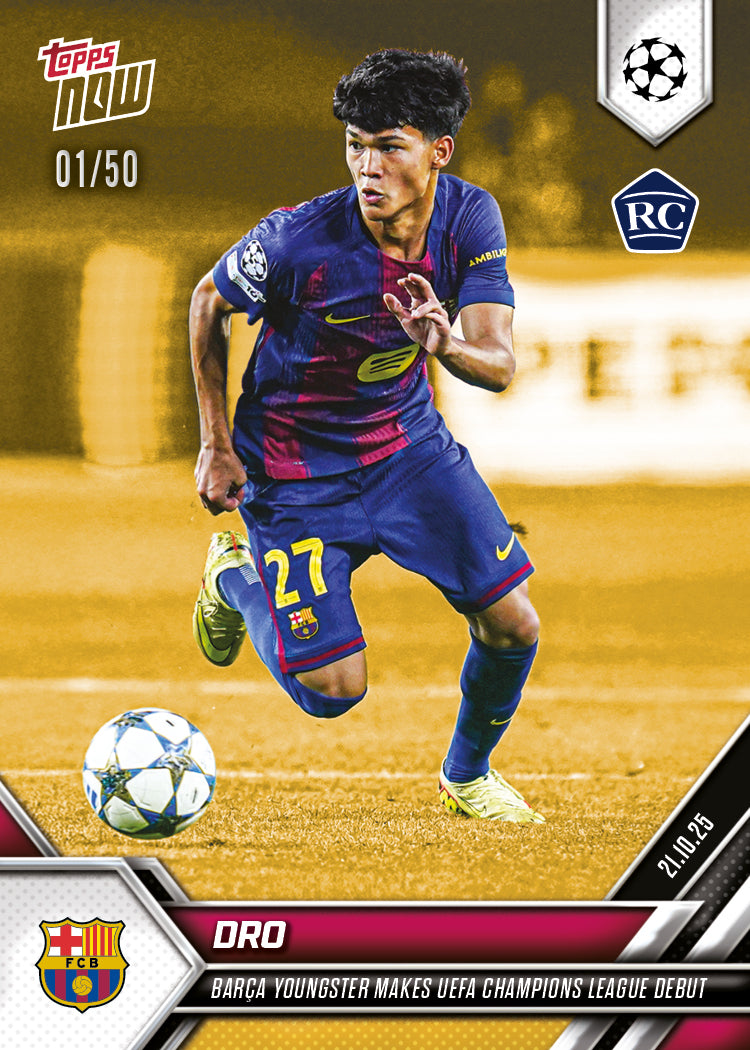 Dro - 2025-26 UCL Topps NOW® - Card 31 - PR: 2889