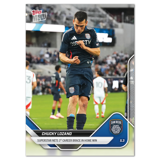 Chucky Lozano - 2025 MLS Topps NOW® - Card 35 - PR: 418