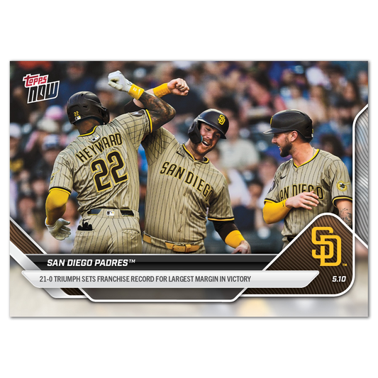 San Diego Padres - 2025 MLB Topps NOW® - Card 164 - PR: 516