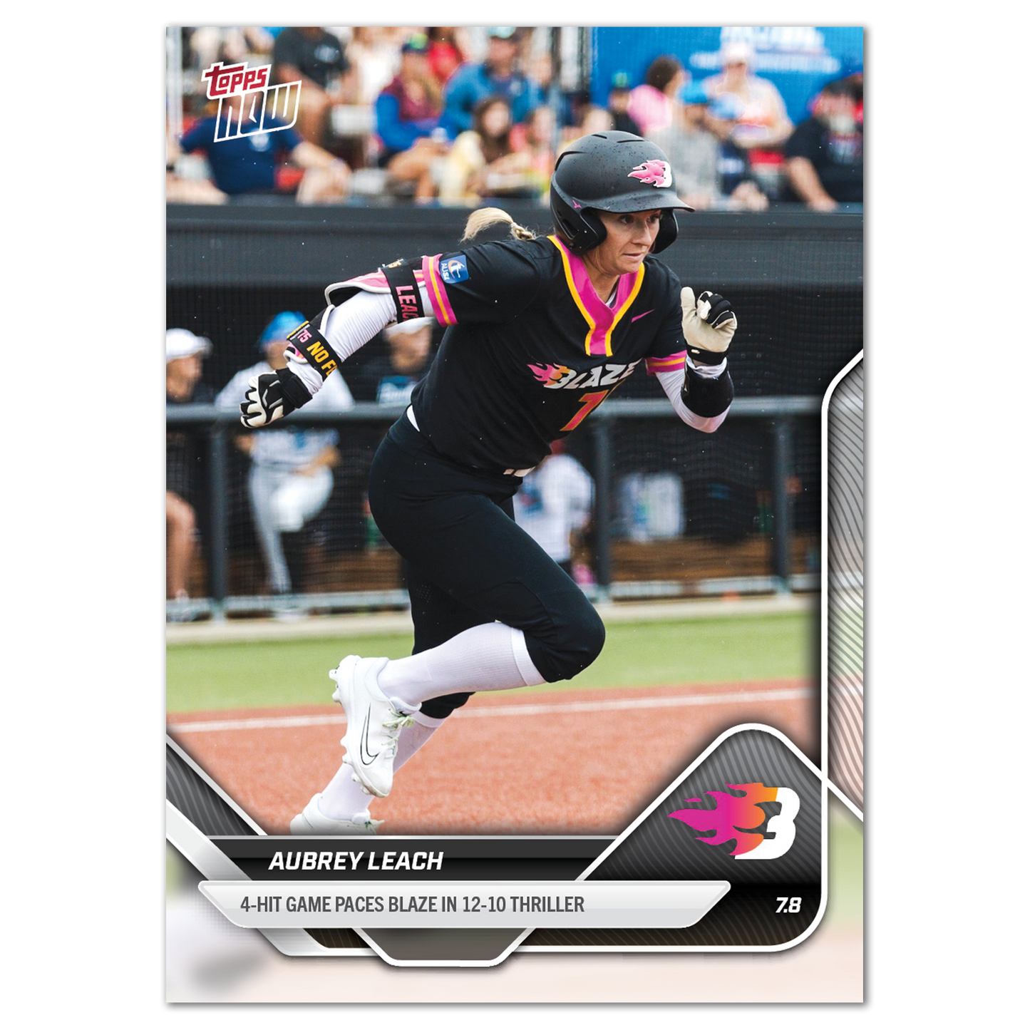 Aubrey Leach - 2025 AUSL Topps NOW® - Card 14 - PR: 612