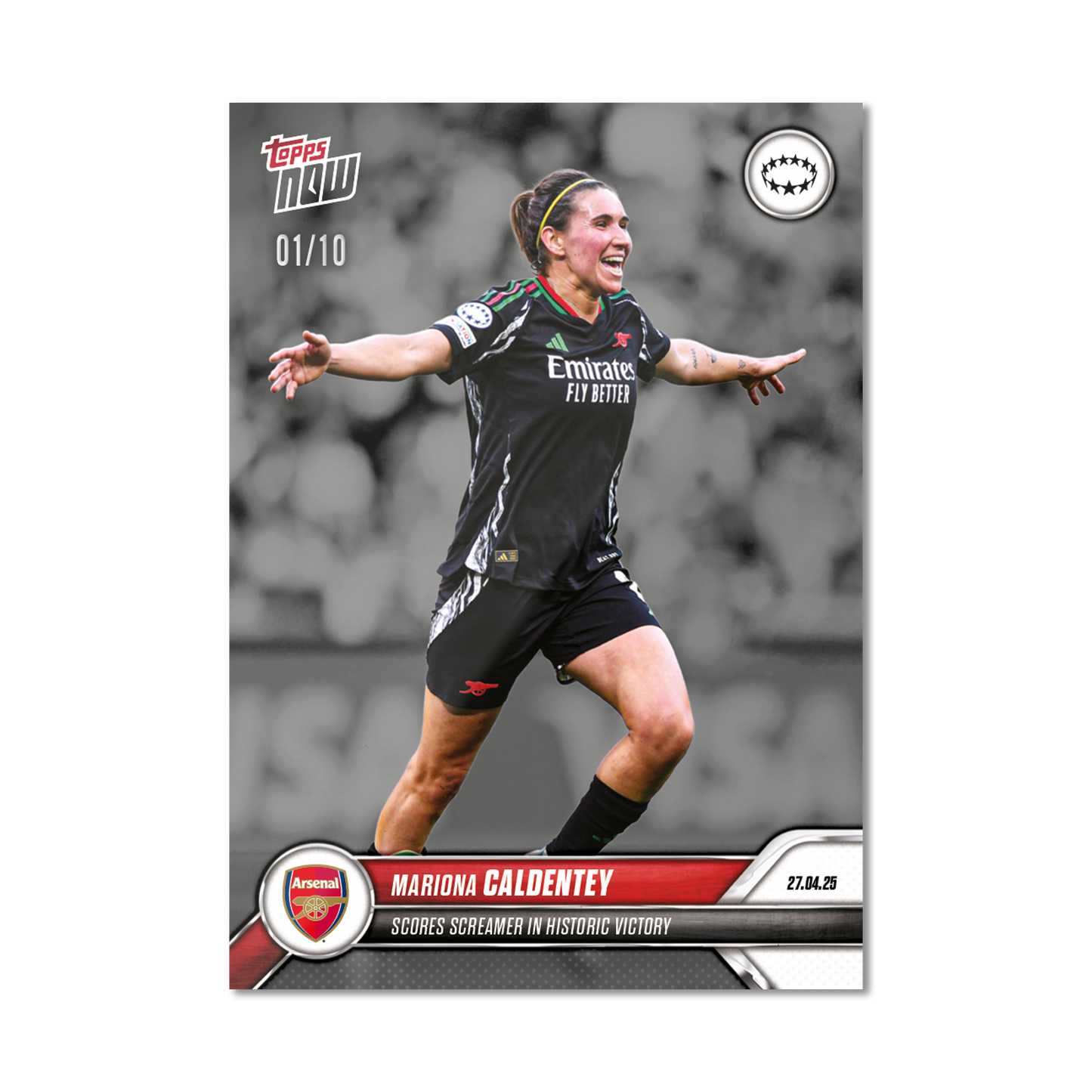 Mariona Caldentey - 2024-25 UWCL Topps NOW® - Card 25 - PR: 323