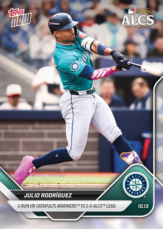 Julio Rodríguez - 2025 MLB Topps NOW® - Card 863 - PR: 1326