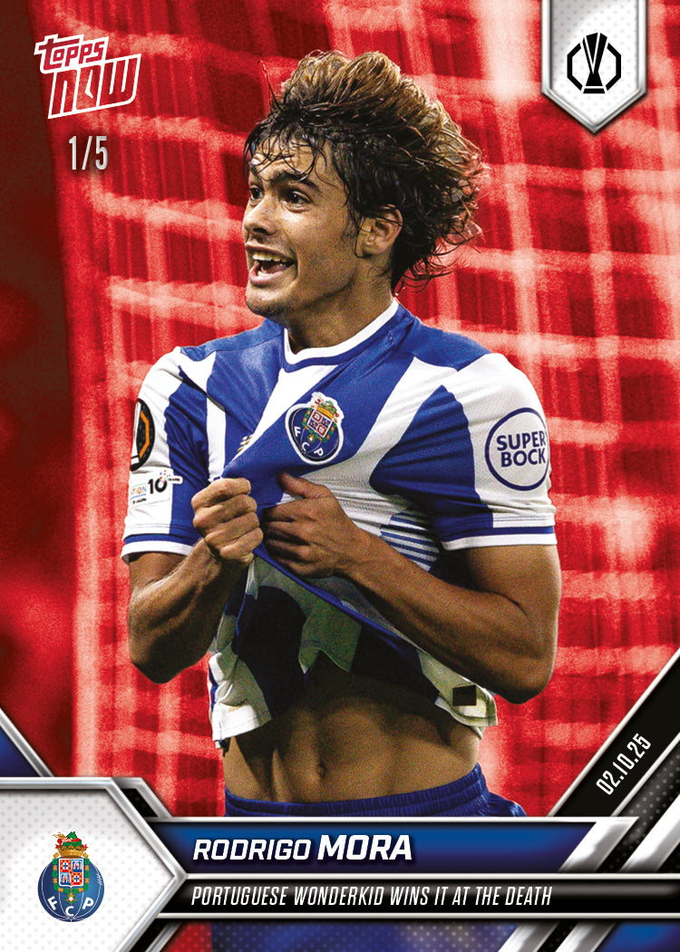 Rodrigo Mora - 2025-26 UEL Topps NOW® - Card 4 - PR: 709
