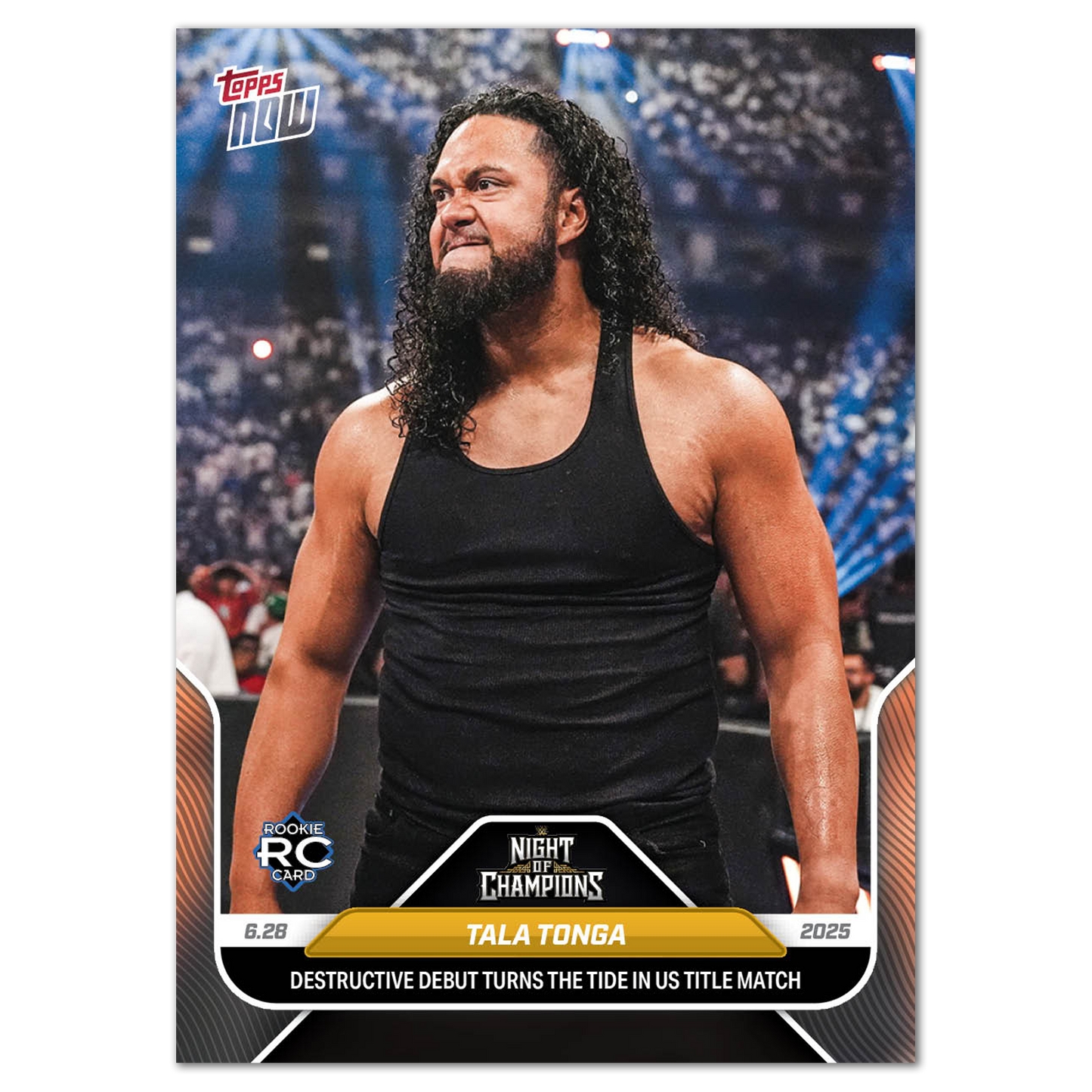 Tala Tonga - 2025 WWE Topps NOW® - Card 75 - PR: 846