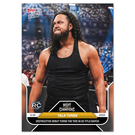 Tala Tonga - 2025 WWE Topps NOW® - Card 75 - PR: 846