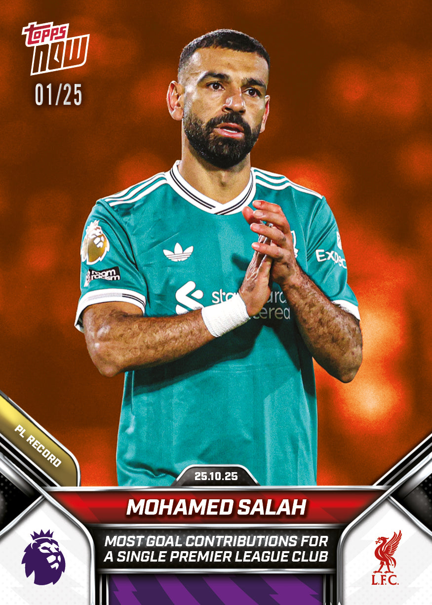 Mohamed Salah - 2025-26 Premier League Topps NOW® - Card 41