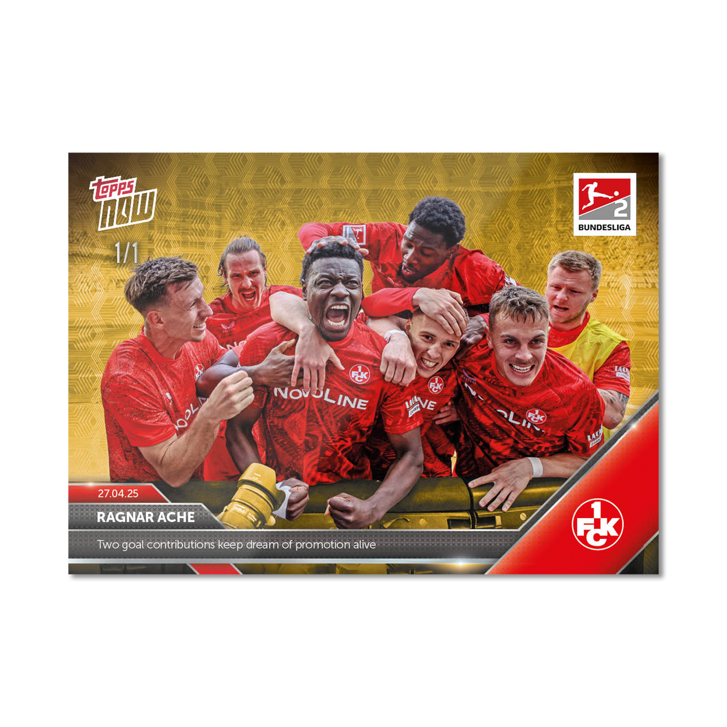 Ragnar Ache - 2024-25 Bundesliga Topps NOW® Card 173 - PR: 141