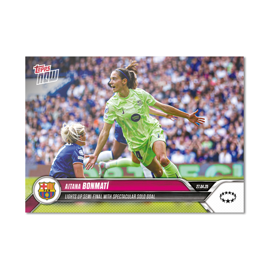 Aitana Bonmatí - 2024-25 UWCL Topps NOW® - Card 23 - PR: 721