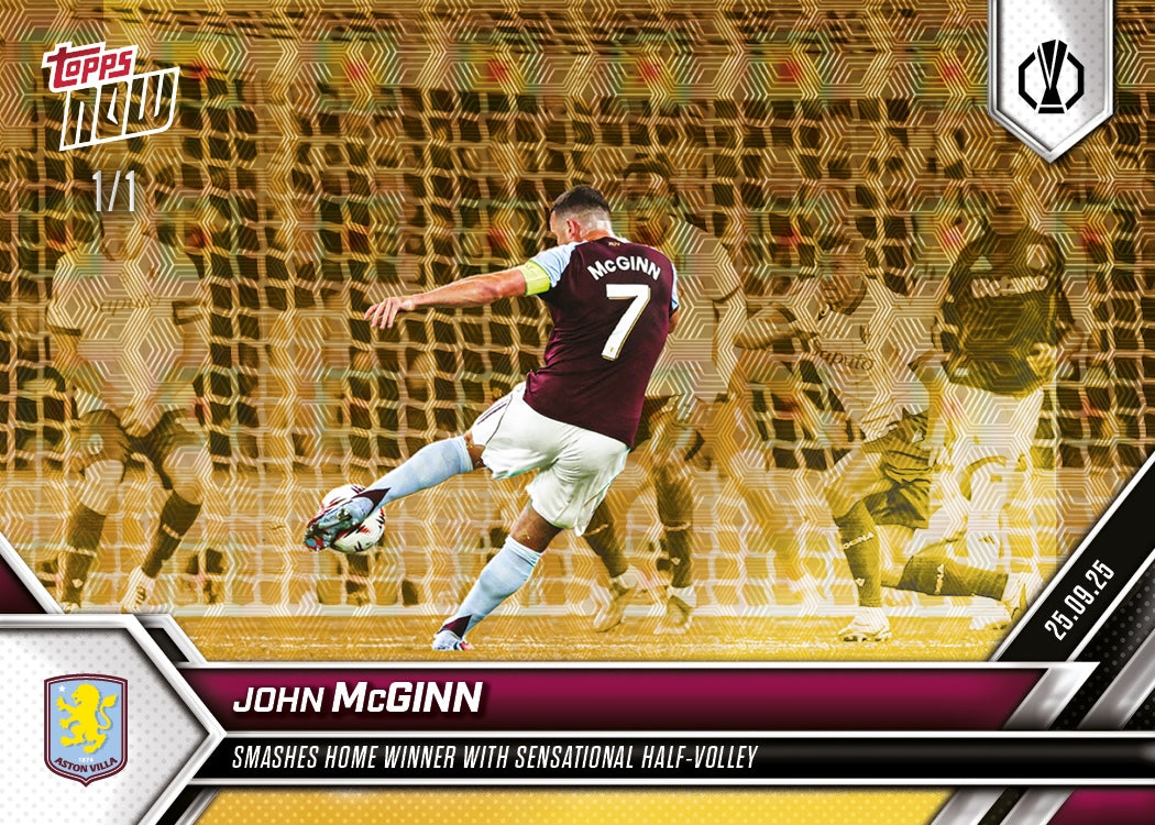John McGinn - 2025-26 UEL Topps NOW® Card 2 - PR: 171