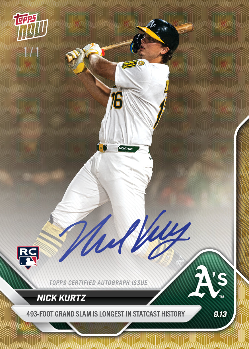 Nick Kurtz - 2025 MLB Topps NOW® - Card 711 - LOOK FOR AUTOS - PR: 10738
