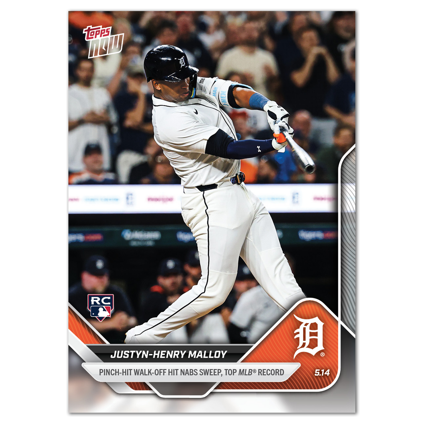 Justyn-Henry Malloy - 2025 MLB Topps NOW® - Card 180 - PR: 921