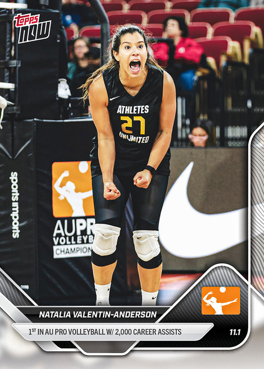 Natalia Valentin-Anderson - 2025 AU Pro Volleyball Topps NOW® - Card 5