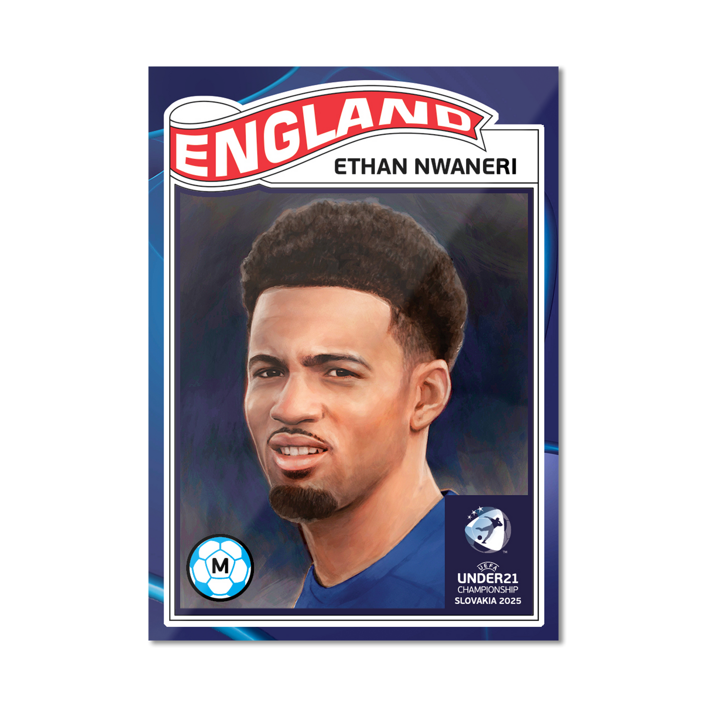 Ethan Nwaneri - 2025 UEFA Euro U-21 Living Set® - Card 2 - PR: 454
