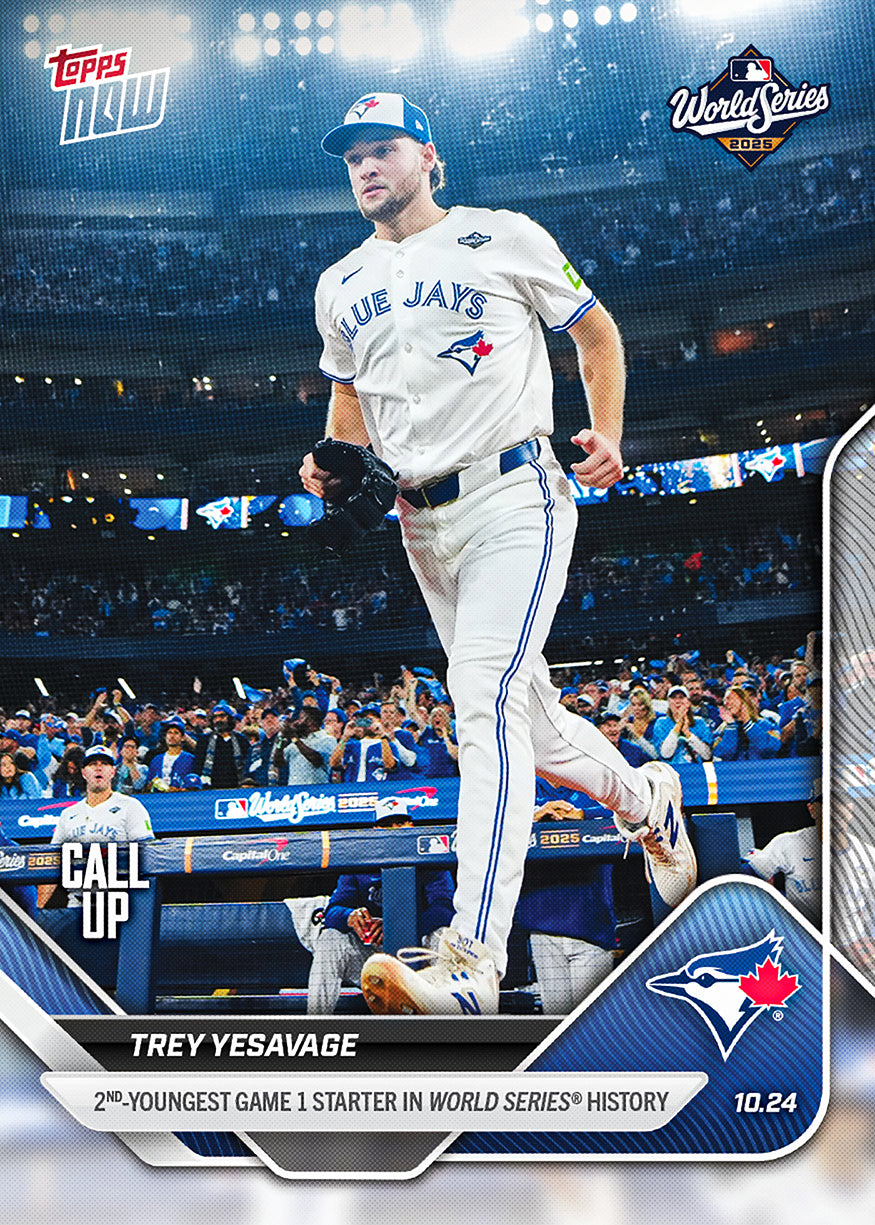 Trey Yesavage - 2025 MLB Topps NOW® - Card 894 - PR: 1998