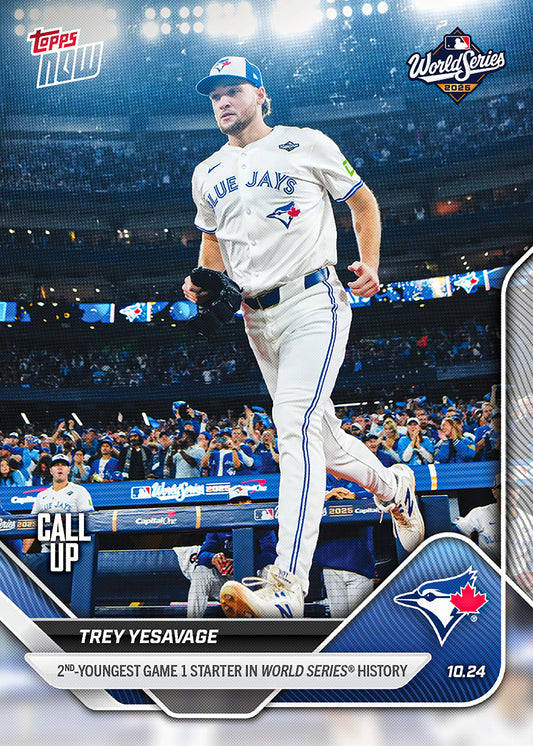 Trey Yesavage - 2025 MLB Topps NOW® - Card 894 - PR: 1998