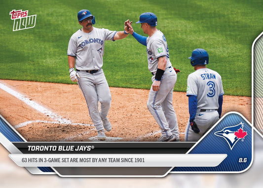 Toronto Blue Jays - 2025 MLB Topps NOW® - Card 524 - PR: 647