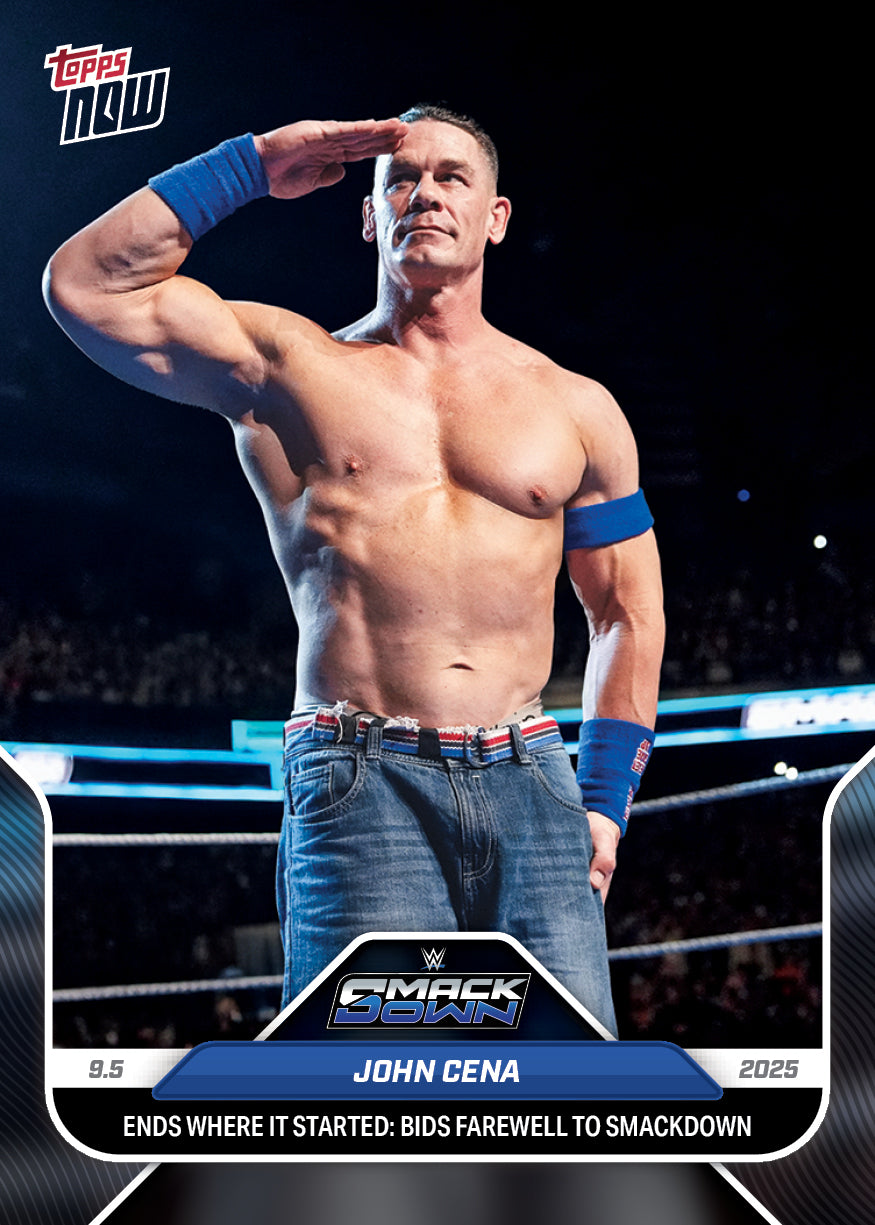 John Cena - 2025 WWE Topps NOW® - Card 93 - PR: 4301