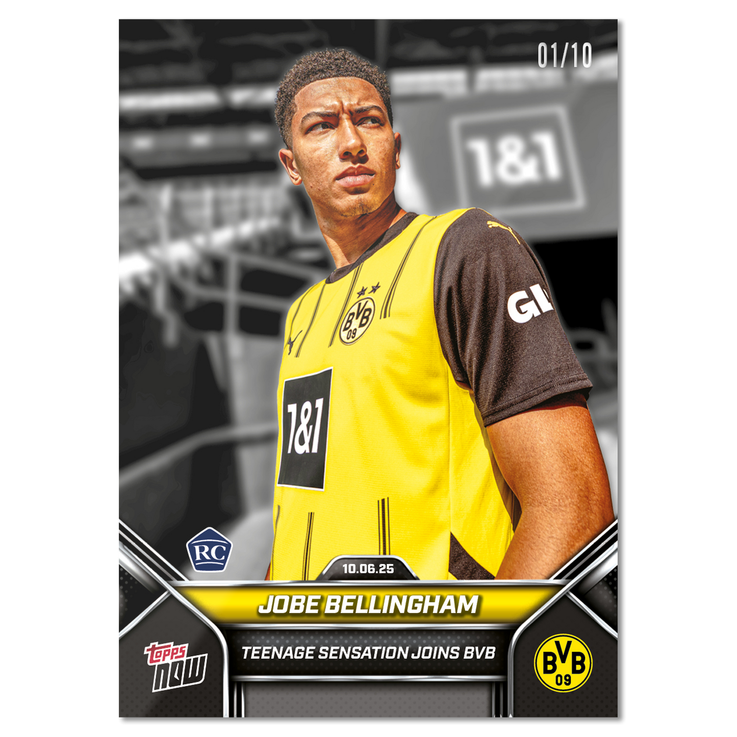 Jobe Bellingham - 2025-26 Borussia Dortmund Topps NOW® - Card 1 - PR: 3313