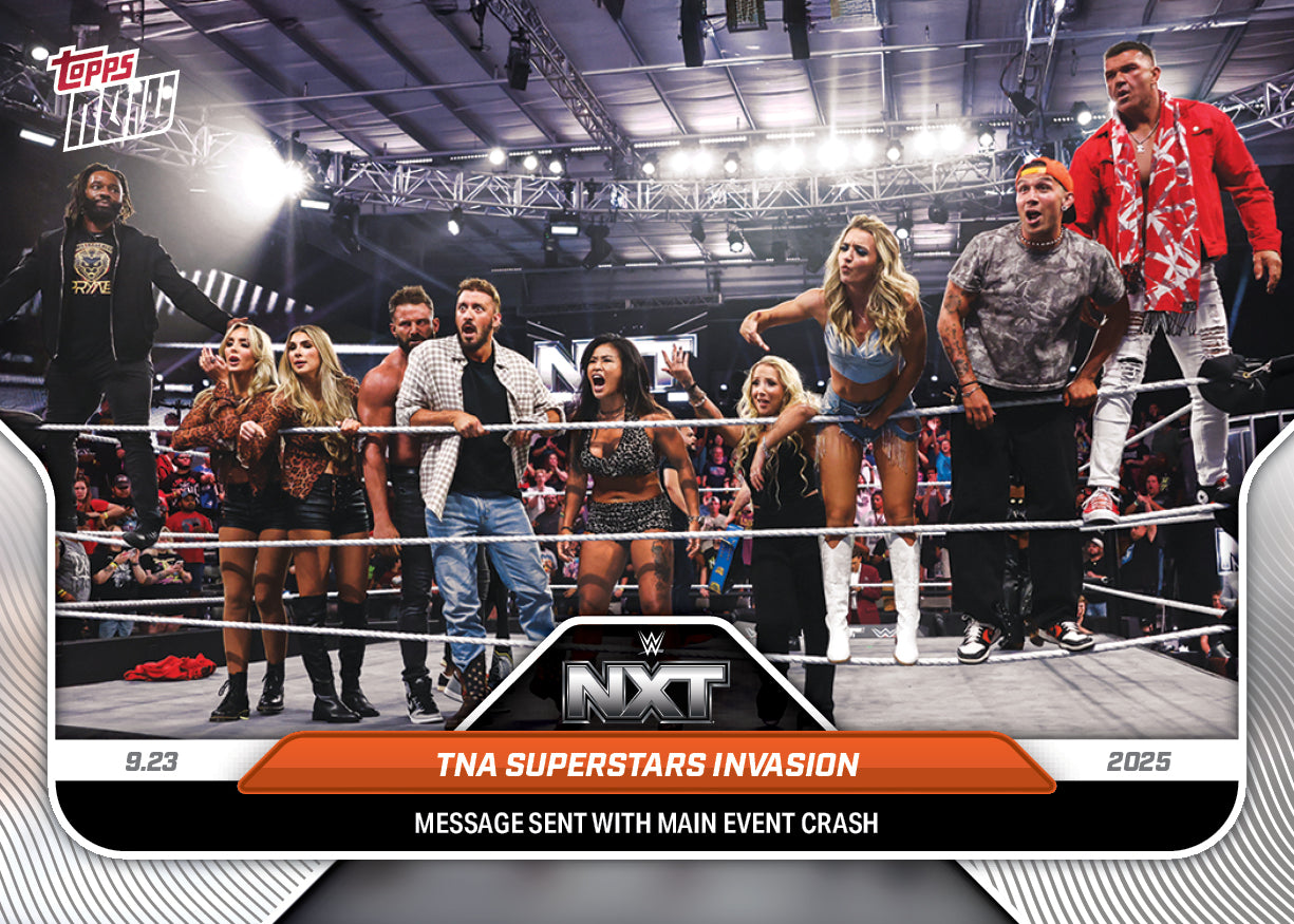 TNA Superstars Invasion - 2025 WWE Topps NOW® - Card 99 - PR: 814