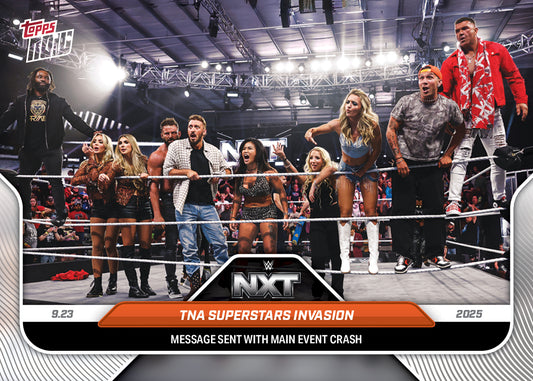 TNA Superstars Invasion - 2025 WWE Topps NOW® - Card 99 - PR: 814