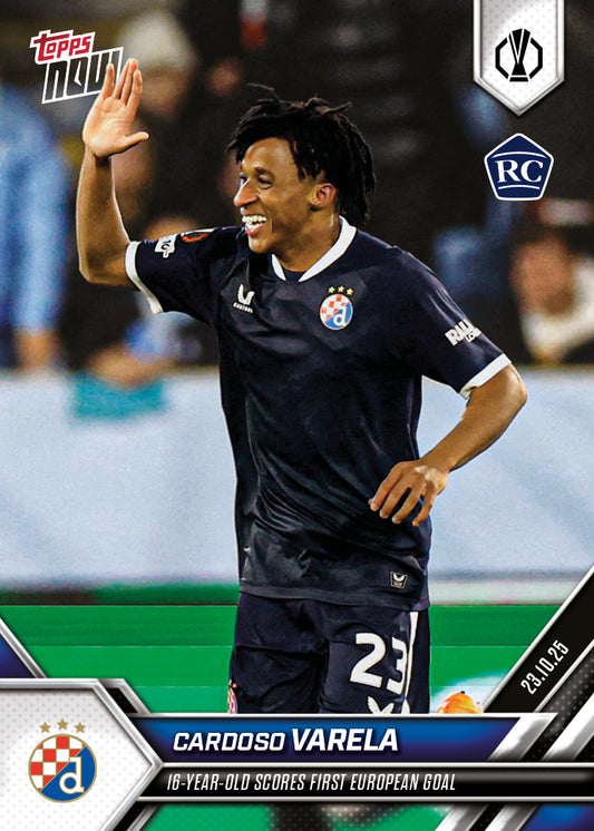 Cardoso Varela - 2025-26 UEL Topps NOW® - Card 7