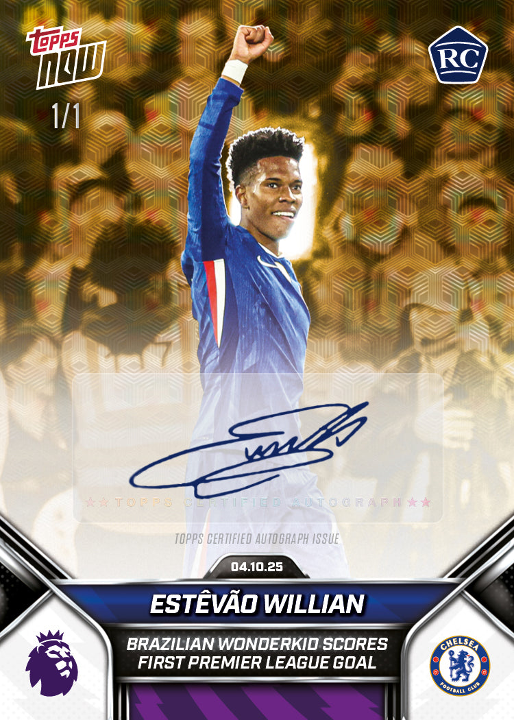 Estêvão Willian - 2025-26 Premier League Topps NOW® - Card 32 - PR: 5404